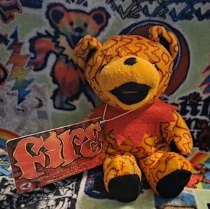 Grateful Dead Bear "Fire" By Liquid Blue ~NWT~